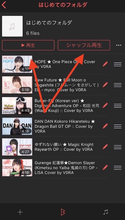 保存した動画を再生する BREMEN