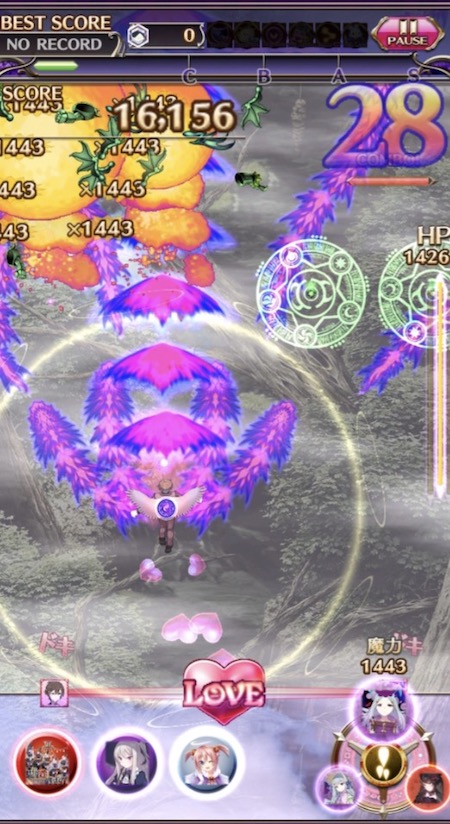 ゴシックは魔法乙女 キャラクターによって攻撃が変わる