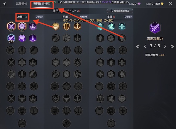 TRAHA 専門技術特性