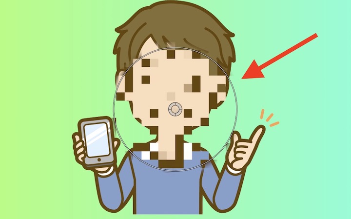 Final Cut Pro X モザイクの位置を変更する