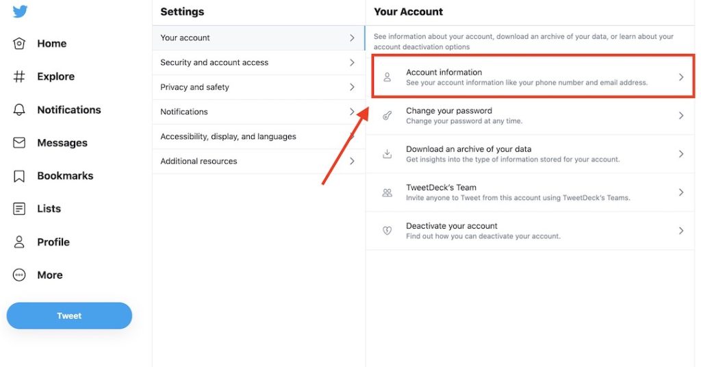英語になったTwitter画面を日本語に