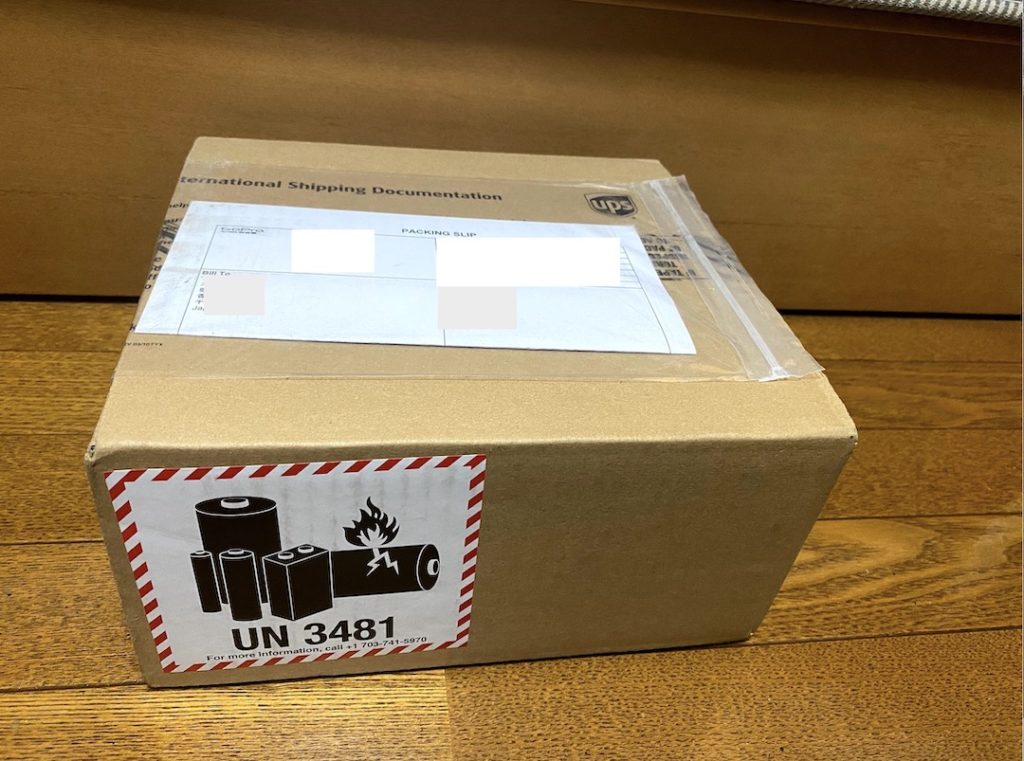 gopro購入した荷物