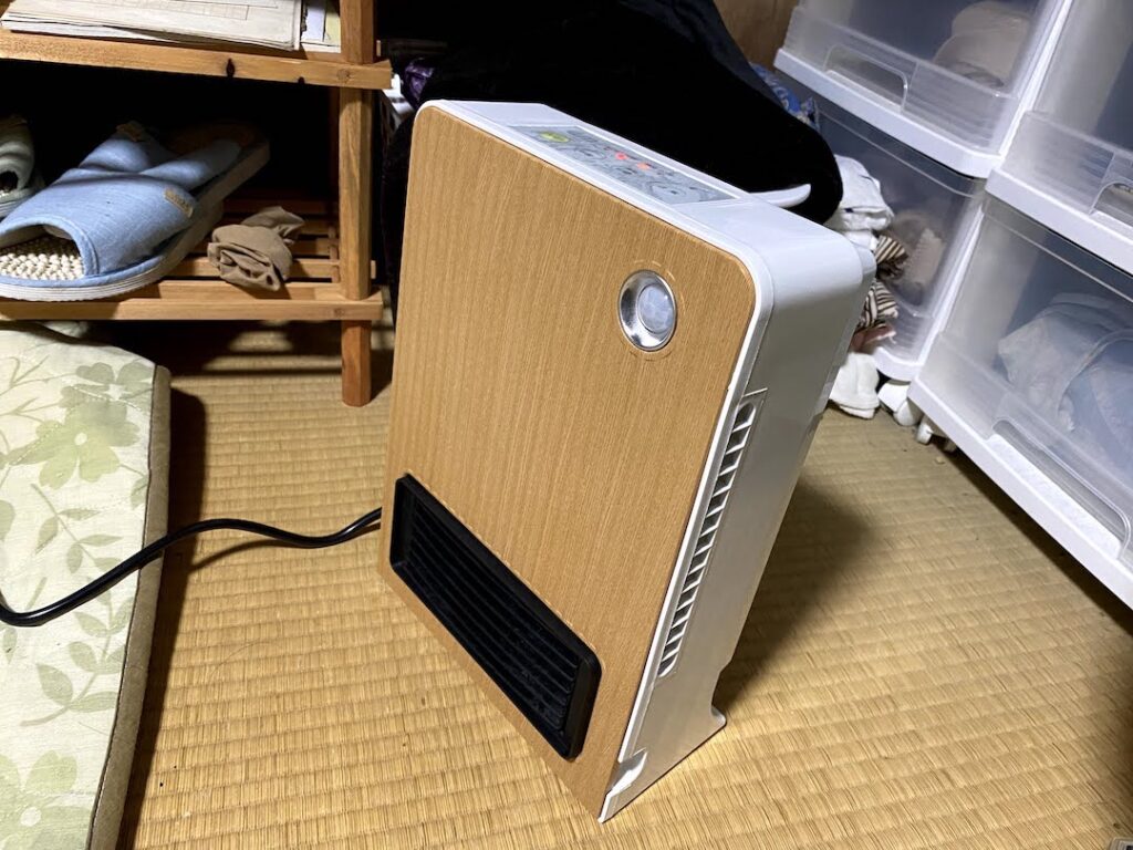 セラミックヒーターは温まる？