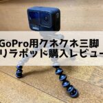 【JOBY ゴリラポッド500】GoPro用クネクネ三脚購入レビュー！