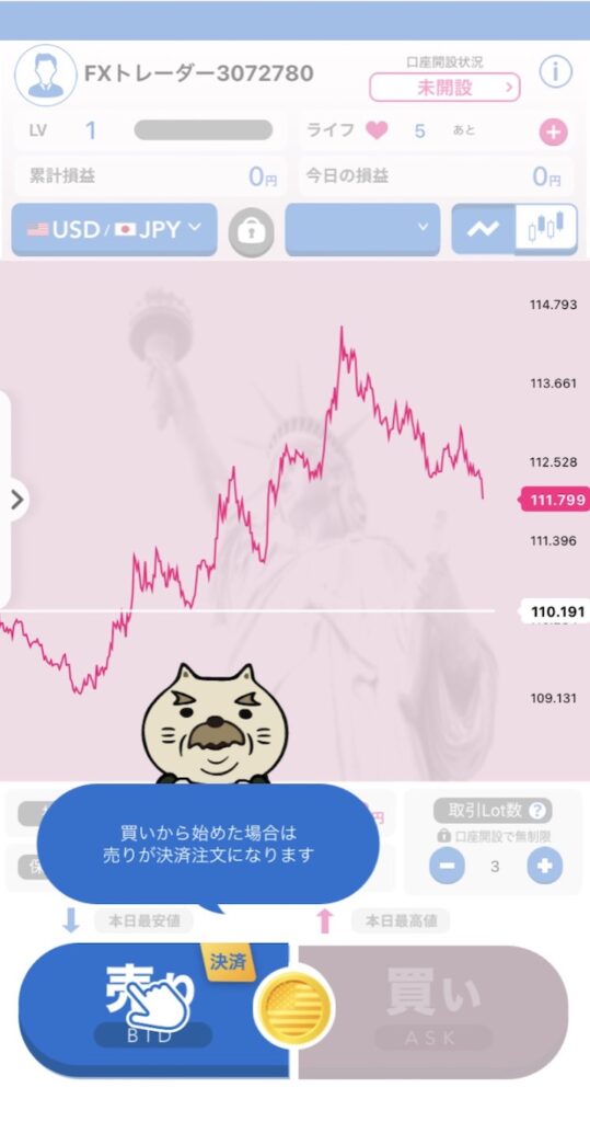 デモトレードができるアプリ
