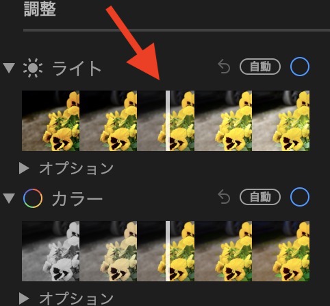 Mac 写真アプリで画像編集