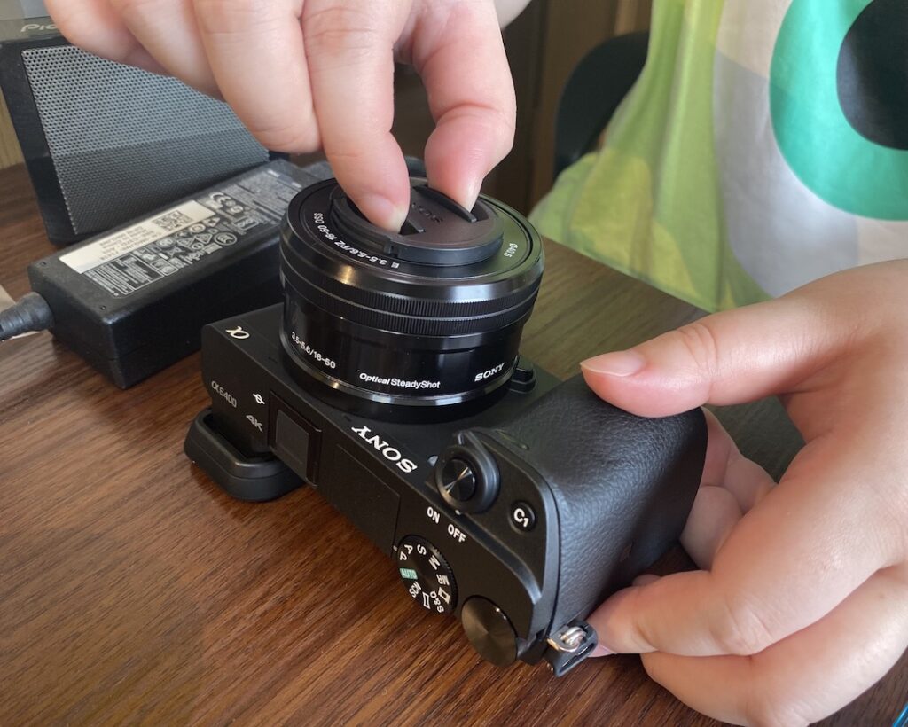 α6400 レンズフィルター装着