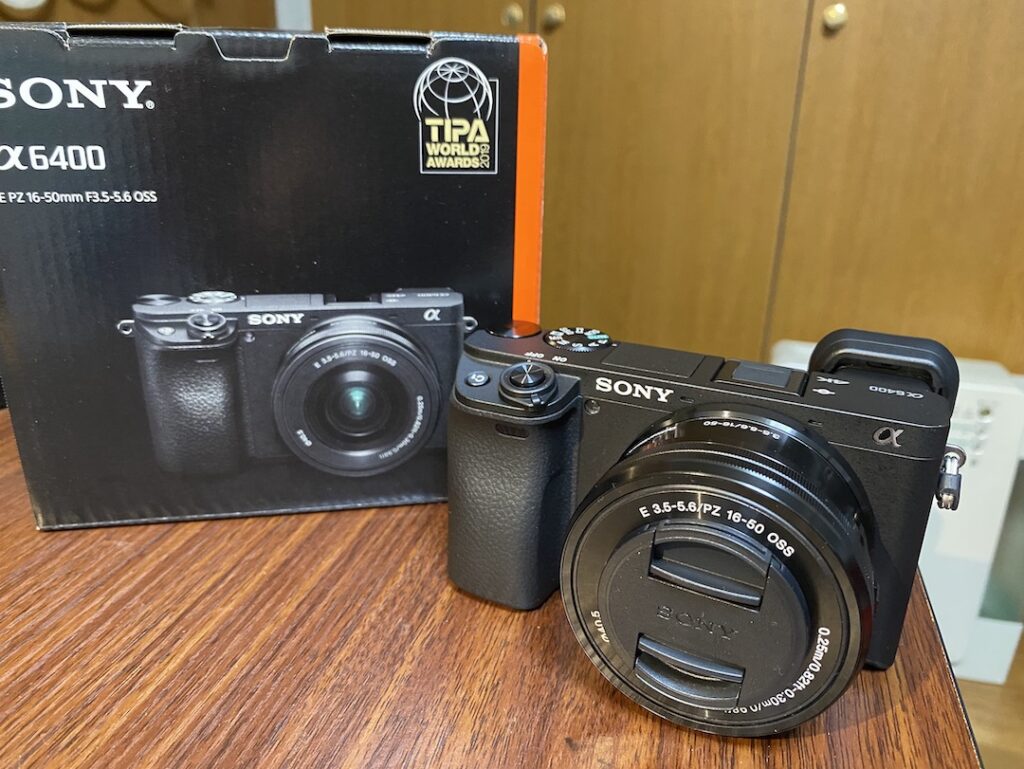 α6400 箱から取り出す