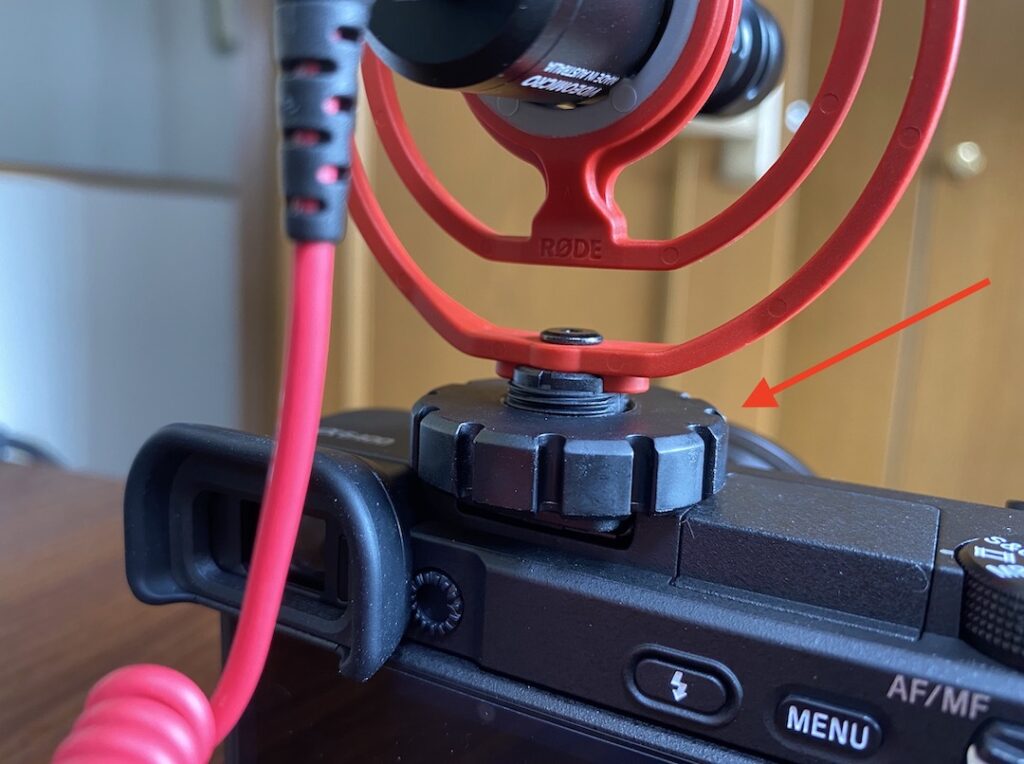 α6400 外部マイク設置