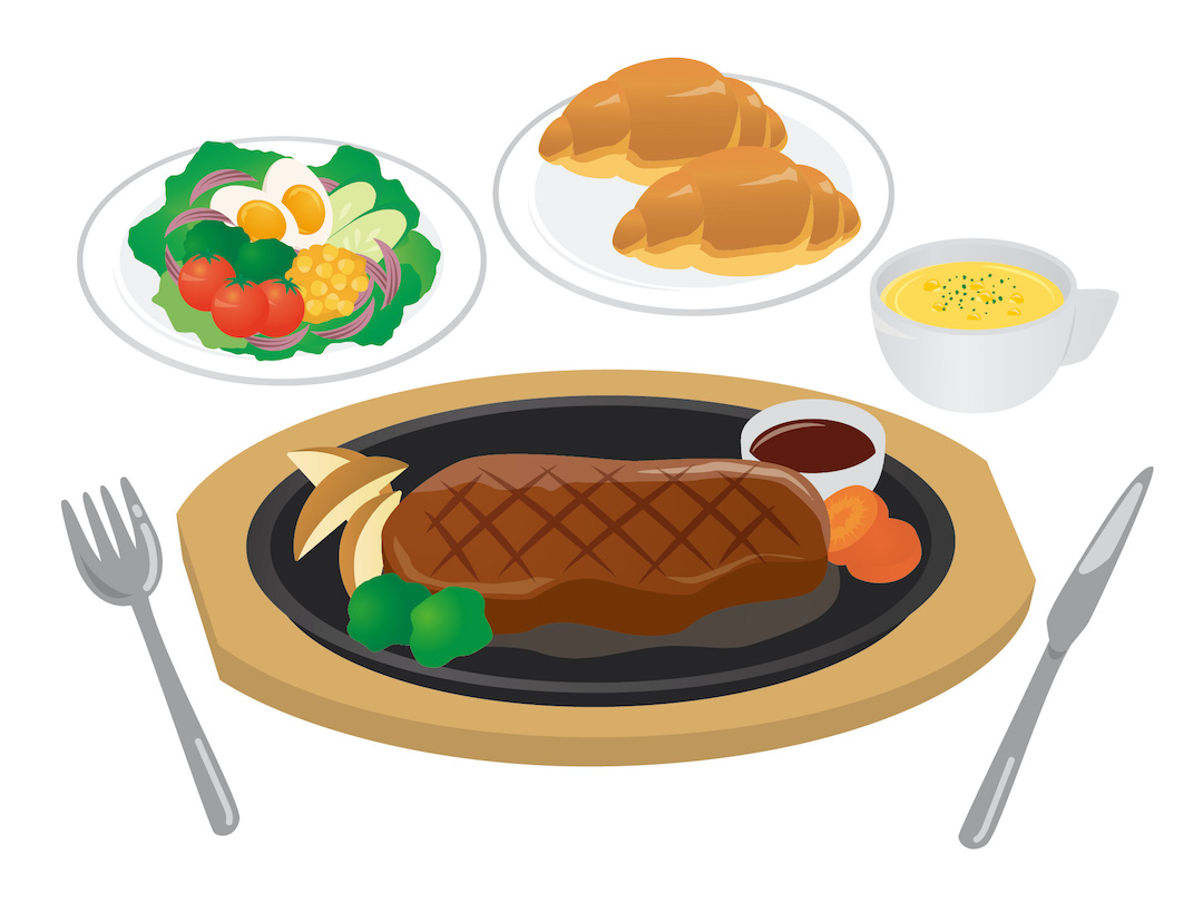 ステーキセット02