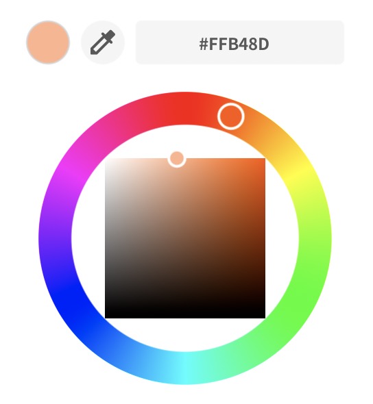 VRoid Studio カラーホイール