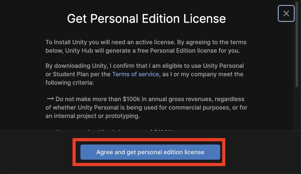Unity ライセンス取得