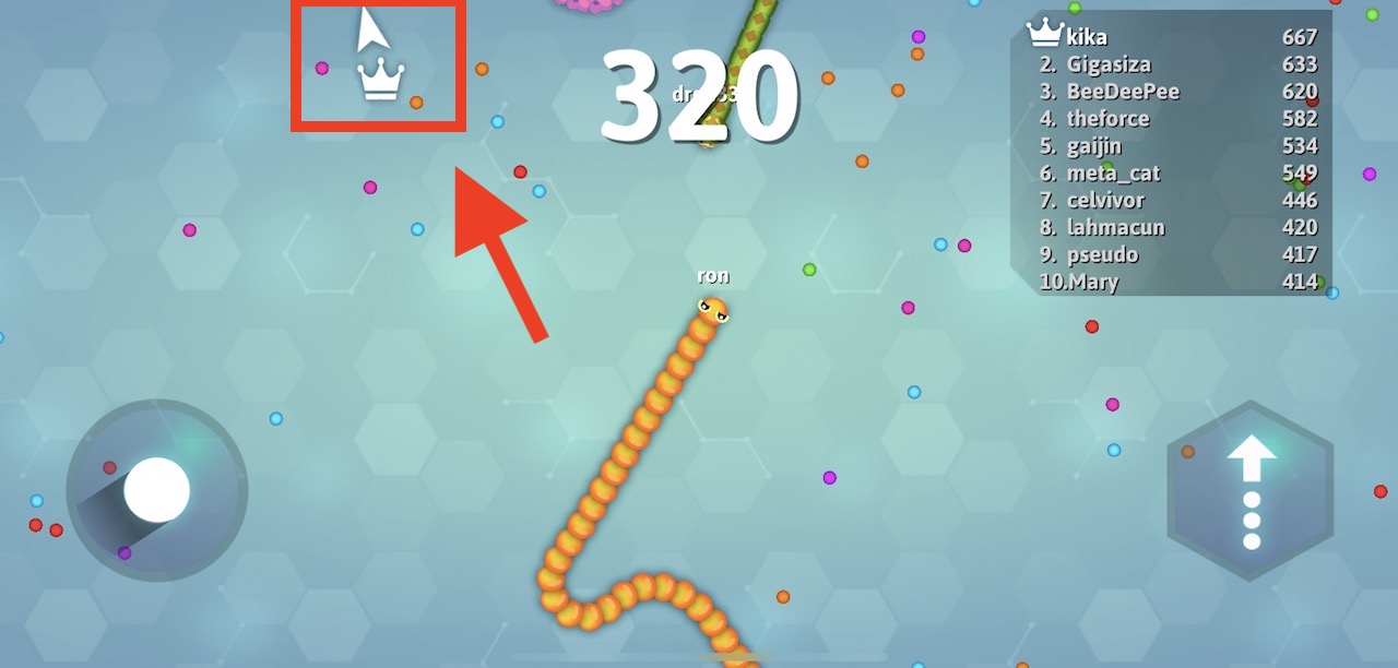 ヘビゲーム スマホ 王冠