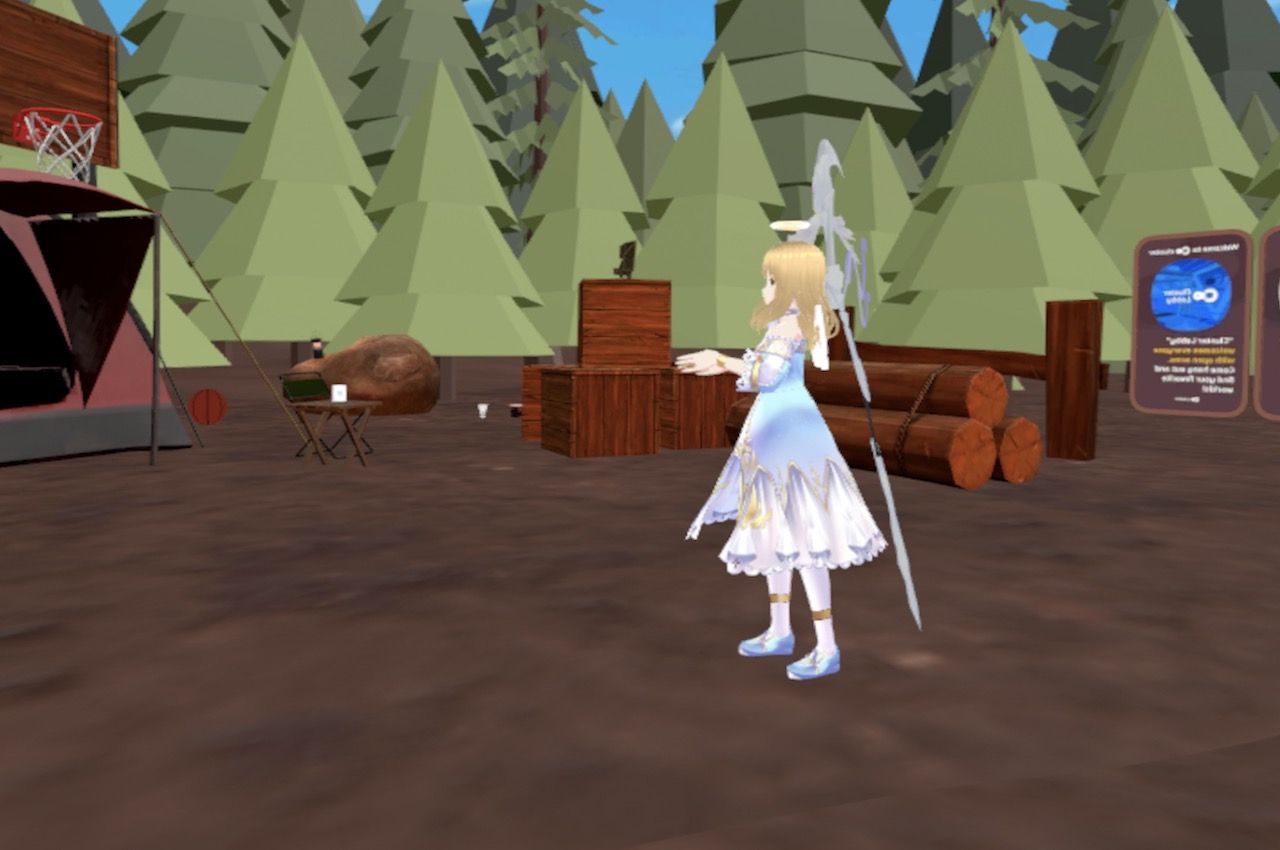 VRゴーグルで座ったままclusterにログインする