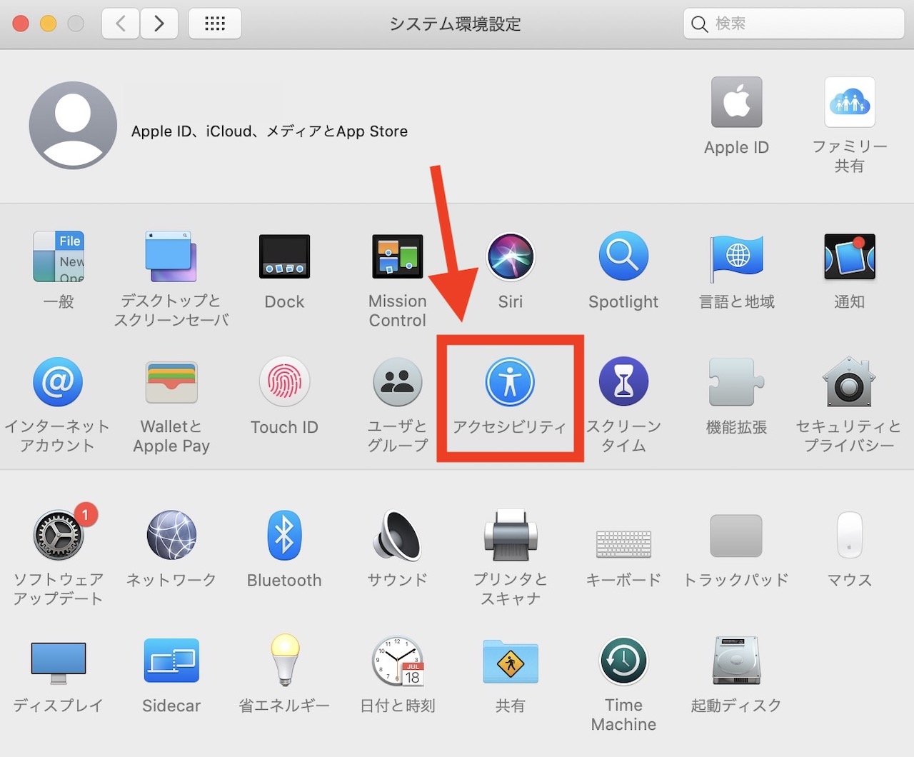 mac アクセシビリティ