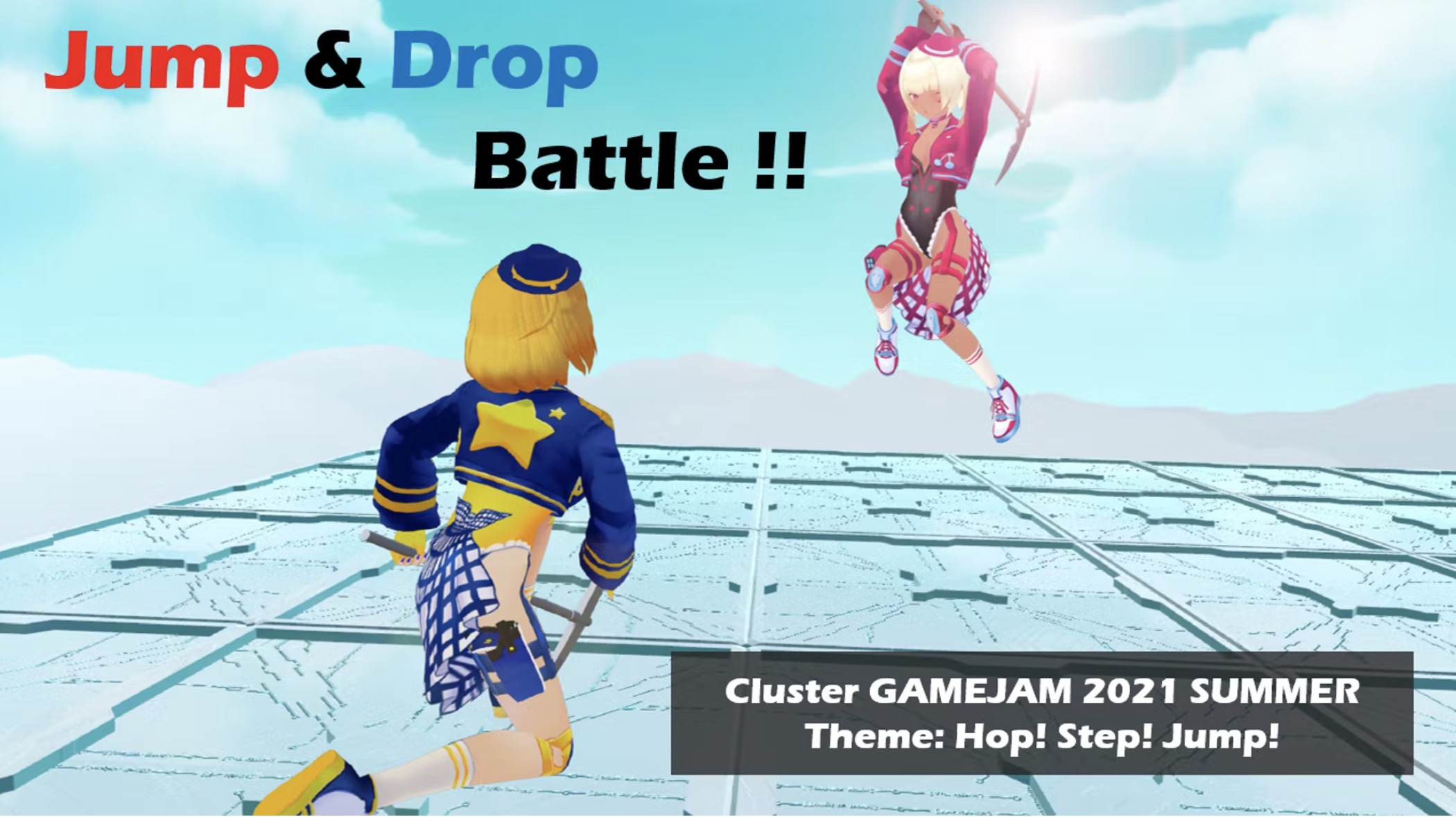 cluster Jump & Drop Battle !!