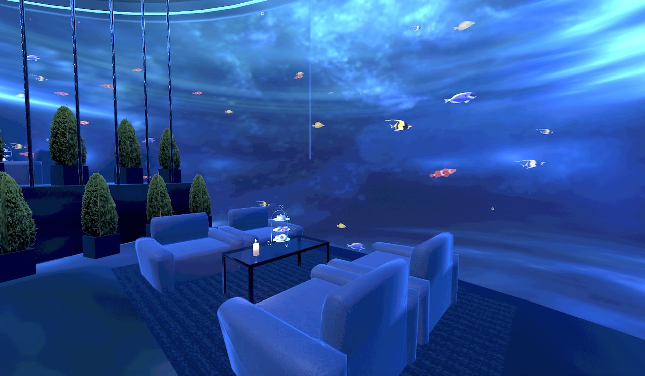 AQUARIUM CAFE cluster ワールド紹介3
