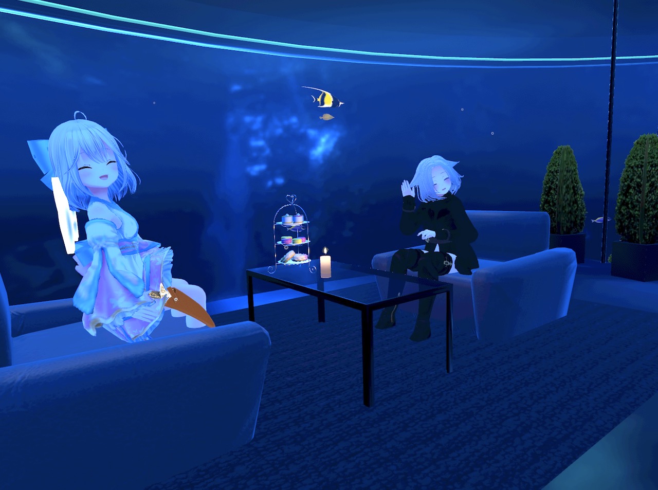 AQUARIUM CAFE clusterワールウド紹介3