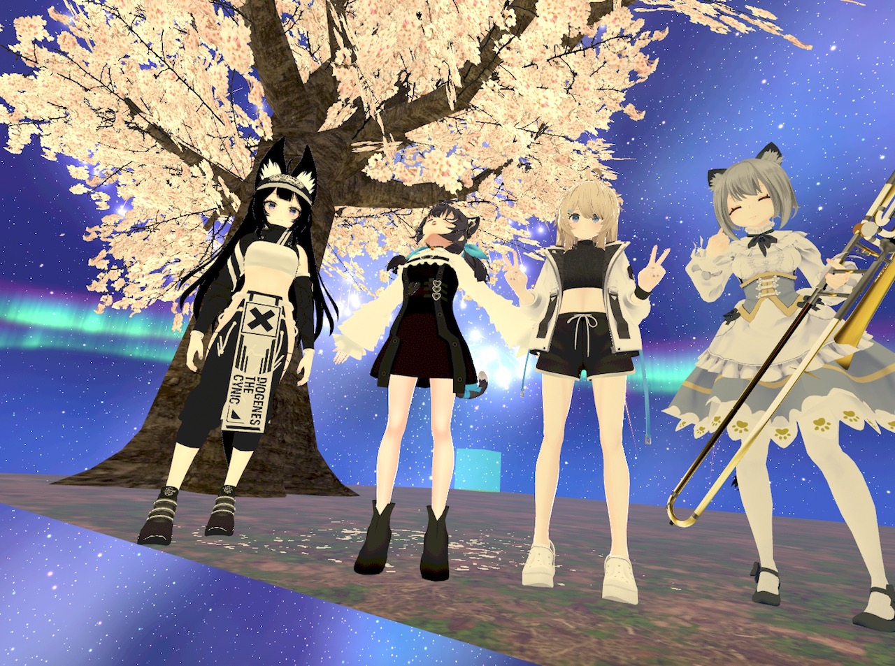 Star Night Cafe(and Hank's home) cluster ワールド紹介