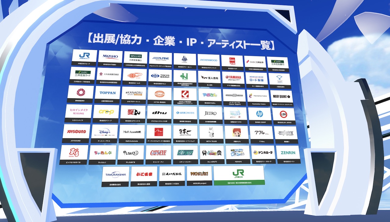 バーチャルマーケット2022 SUMMER 出店企業