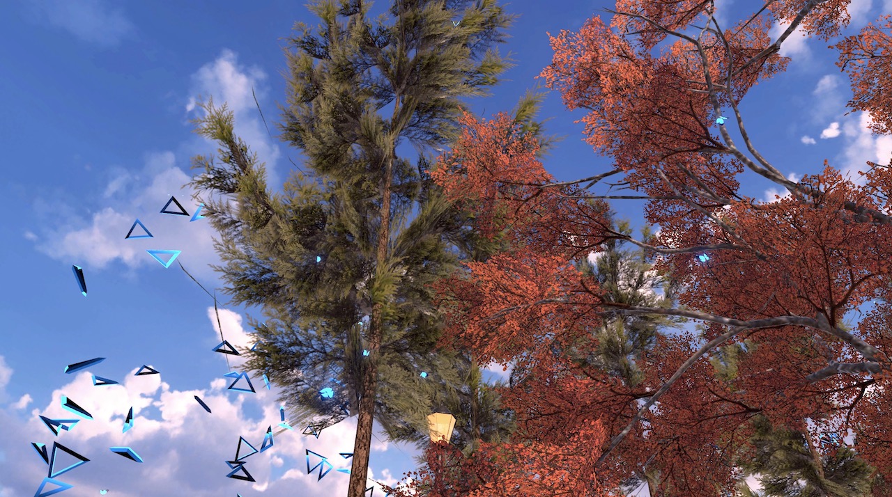 秋に染まる灯篭川-The lantern river dyed in autumn-ワールド紹介1