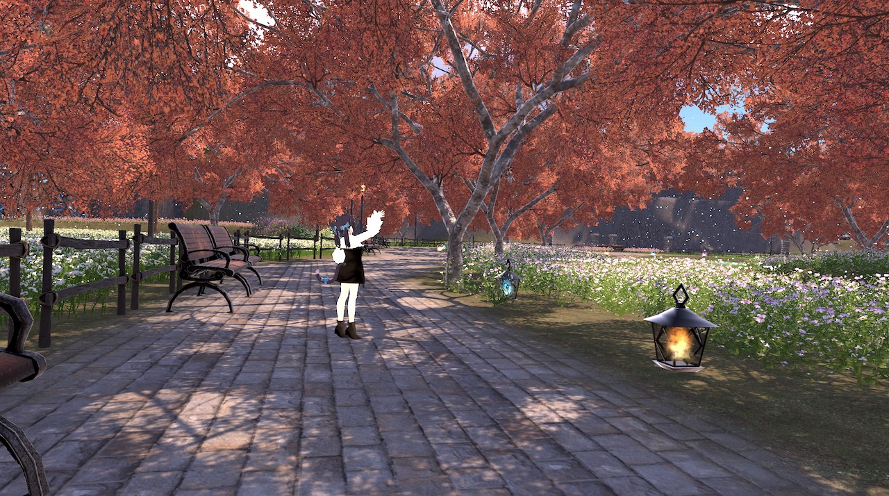 秋に染まる灯篭川-The lantern river dyed in autumn- ワールド紹介2