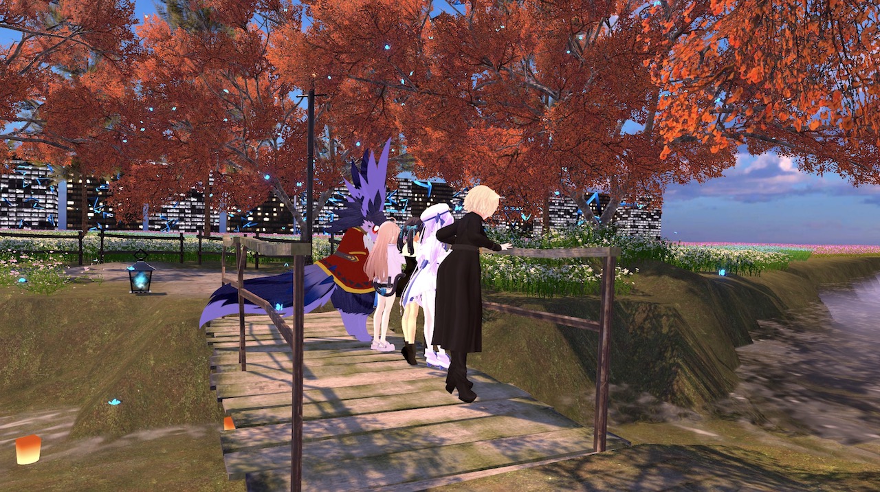 秋に染まる灯篭川-The lantern river dyed in autumn- ワールド紹介3