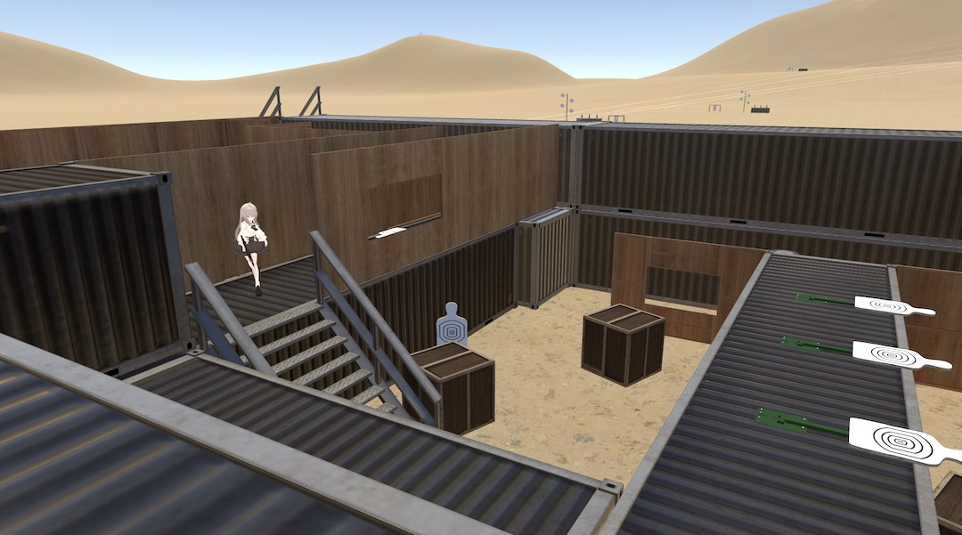 Aoinu Shooting˸ KILL HOUSE VRchat ワールド紹介3