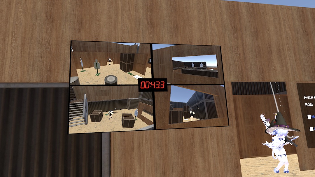 Aoinu Shooting˸ KILL HOUSE VRchat ワールド紹介5