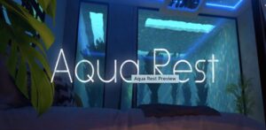 【Aqua Rset】部屋一面が巨大水槽になった寝室のワールド！