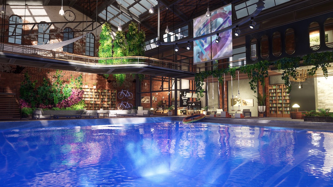 Chambara Pool VRchat ワールド紹介5