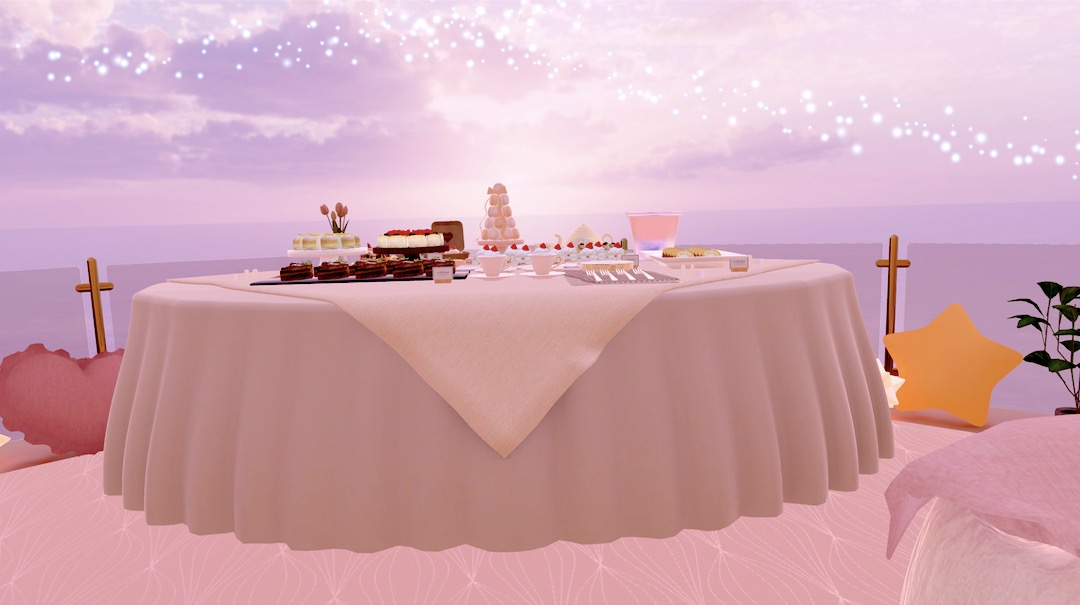 Chiffon Bed Room VRchat ワールド紹介3