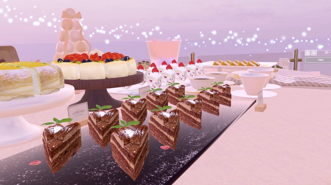 Chiffon Bed Room VRchat ワールド紹介4