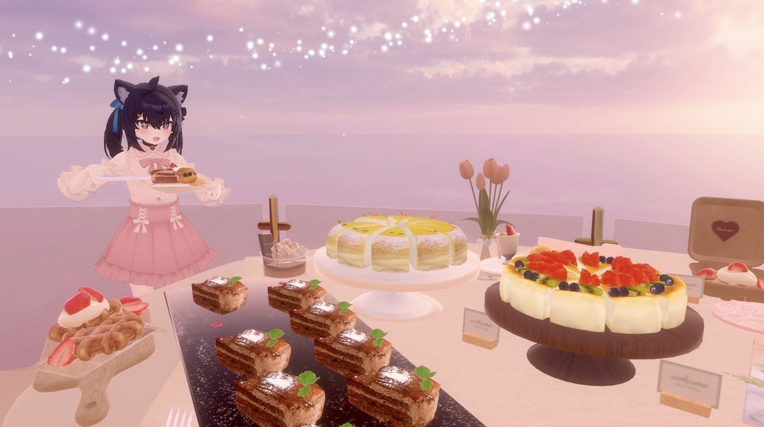 Chiffon Bed Room VRchat ワールド紹介5