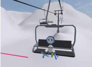 【Ski Jump】VR空間でスキーが遊べるワールド！