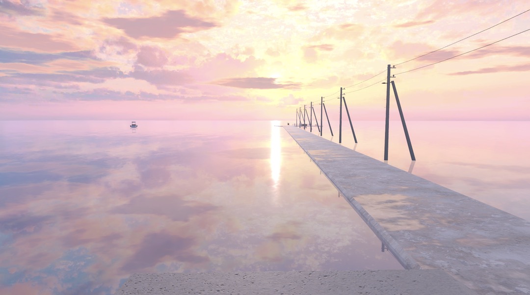 Sunset Undersea Road VRchat ワールド紹介1
