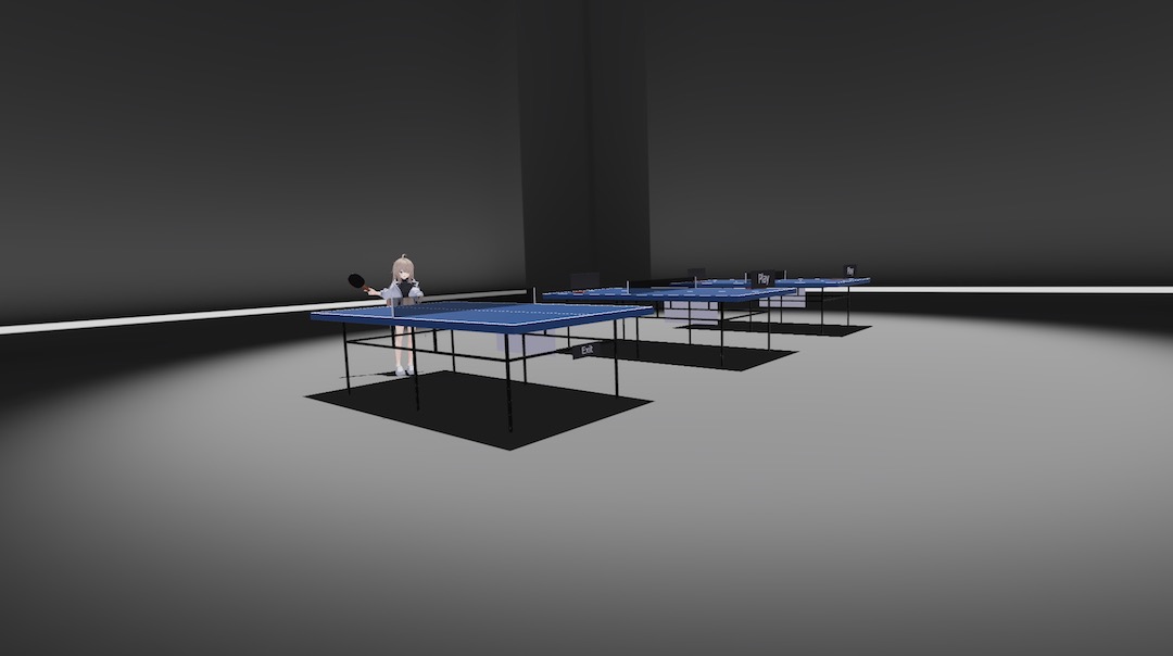 Table Tennis VRchat ワールド紹介1