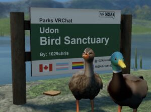 【Udon Bird Sanctuary】鴨に餌をあげられるワールド！