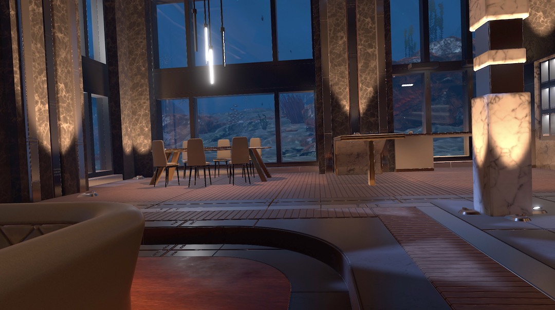 Underwater Penthouse VRchat ワールド紹介4