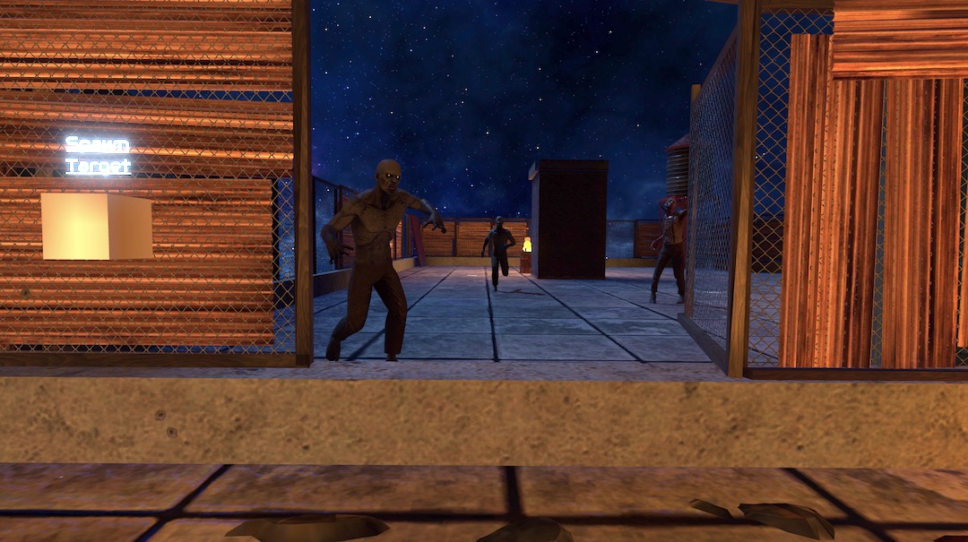 Zombie_shootingRange_No Optmized VRChat ワールド紹介3