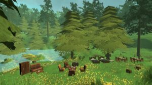 森でぼんやりだらだら【作業中向け】 cluster ワールド紹介