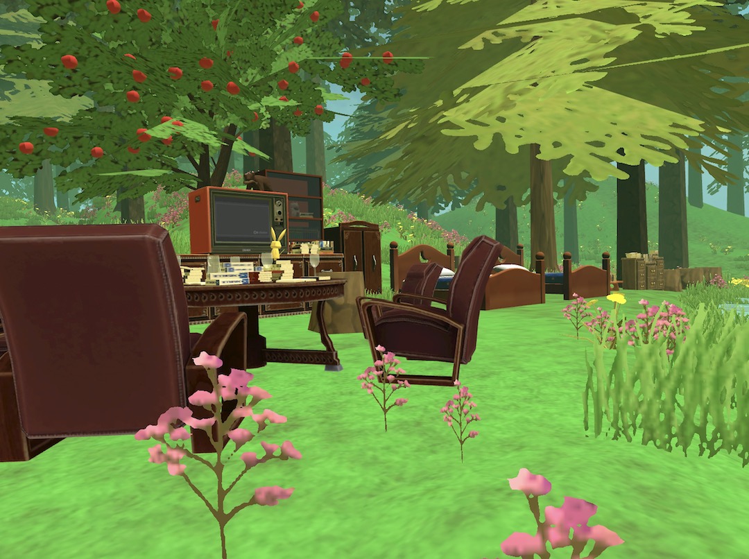 森でぼんやりだらだら【作業中向け】 cluster ワールド紹介2