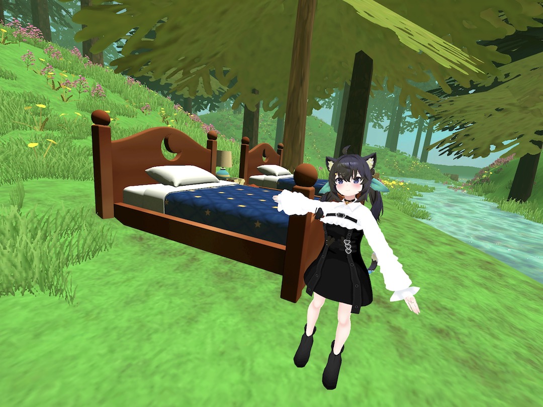 森でぼんやりだらだら【作業中向け】 cluster ワールド紹介3