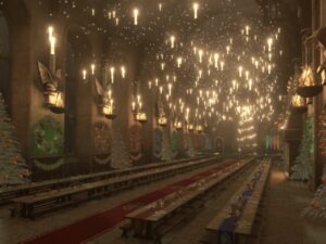 【Hogwarts Great Hall - Christmas】ハリーポッターの世界観のようなワールド！