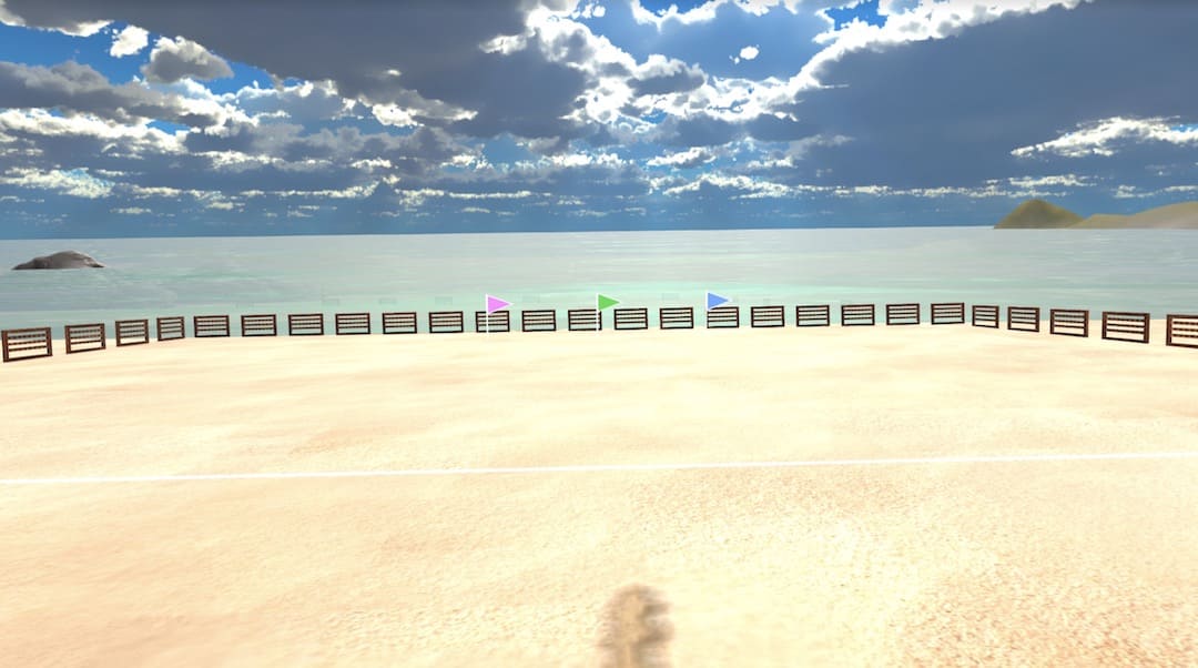 3択ビーチフラッグス-BeachFlags VRChat ワールド紹介3
