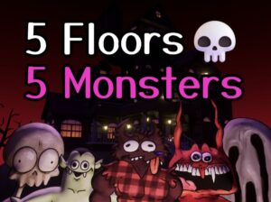 【VRChatワールド紹介】5 Floors 5 Monsters：手軽に遊べるゲームワールド