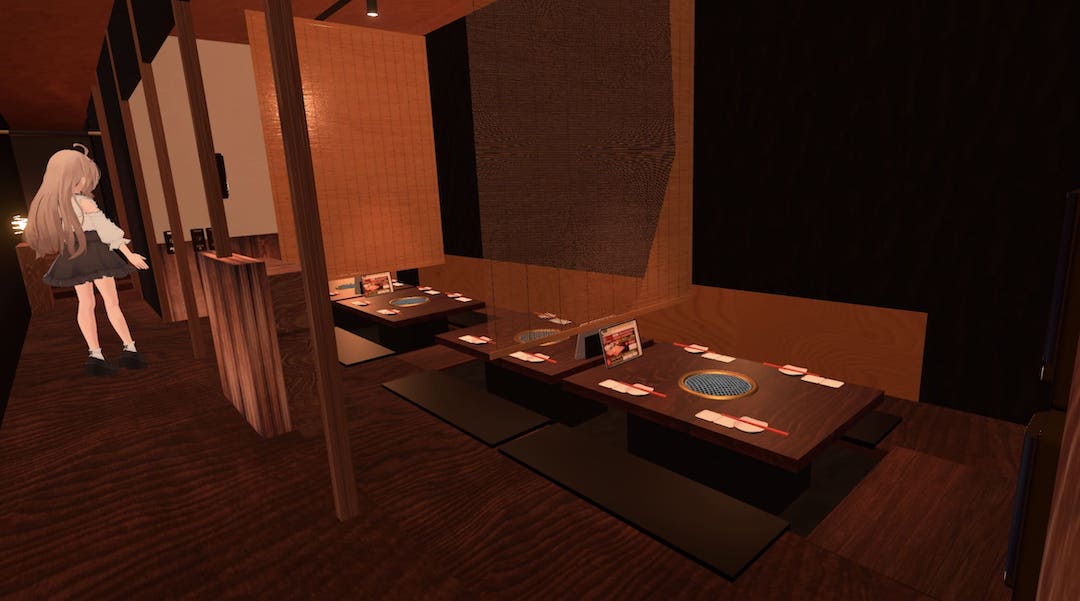 VRChat ワールド紹介 焼肉-KAZUTAKO- 고깃집2