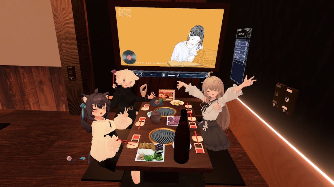 VRChat ワールド紹介 焼肉-KAZUTAKO- 고깃집3