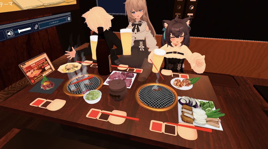 VRChat ワールド紹介 焼肉-KAZUTAKO- 고깃집4