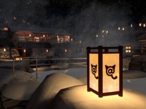 【VRChatワールド紹介】遠郷の冬めく夜 -Nostalgic Winter Night-